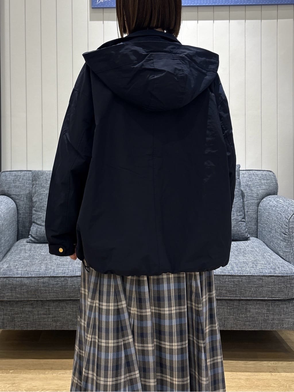 risaさんの「Dessin｜【撥水/2WAY】フーディーブルゾン」を使ったコーディネート