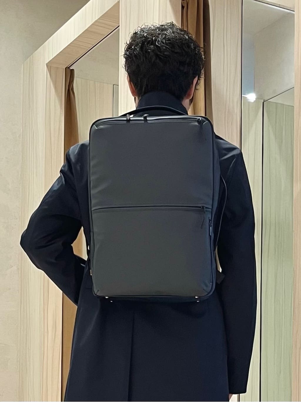 URAさんの「TAKEO KIKUCHI｜撥水ツイル スタンドカラー コート」を使ったコーディネート