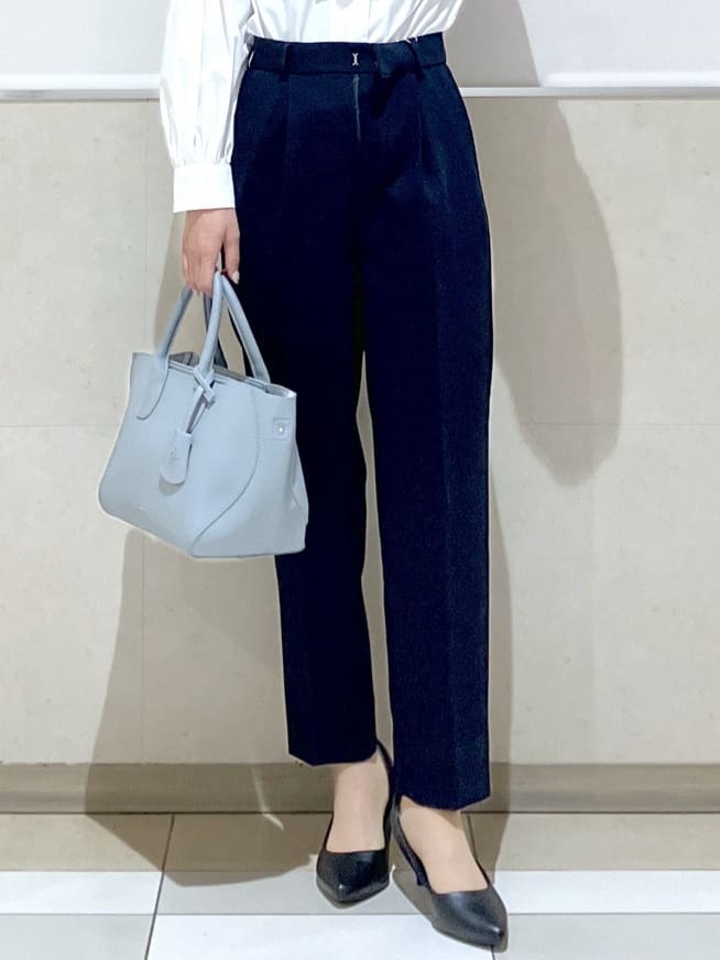 eriko さんの「Dessin｜【入卒/セレモニー/セットアップ可能】ダブルクロステーパードパンツ」を使ったコーディネート