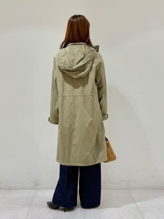 kyokaさんの「UNTITLED｜◆【2WAY/洗える/はっ水】グログランモッズコート」を使ったコーディネート