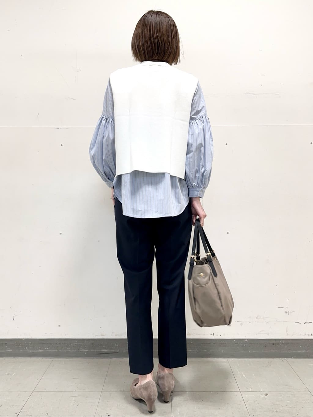 イト子さんの「Reflect｜【セットアップ可】ダブルジャカードニットベスト」を使ったコーディネート