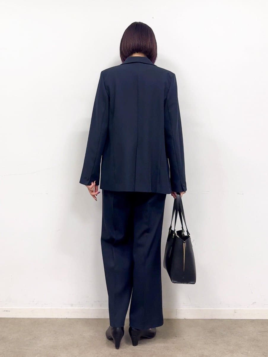 𝐜𝐡𝐢𝐤𝐚さんの「SHOO･LA･RUE｜【洗濯機可/イージーケア/UV】オンオフ使える　ゆったりダブルジャケット」を使ったコーディネート