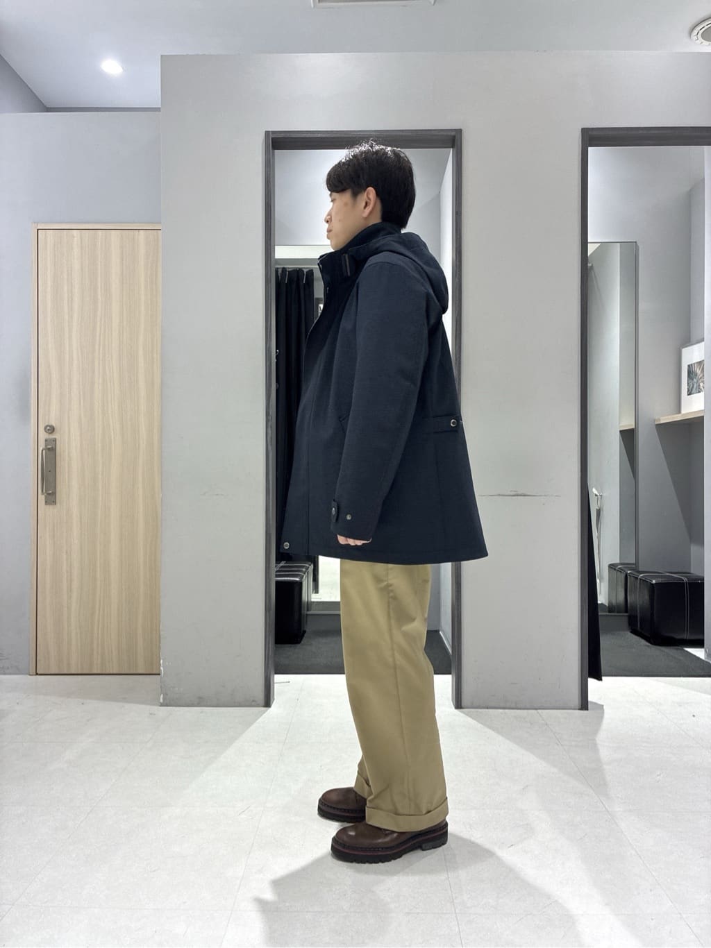わいずみさんの「TAKEO KIKUCHI｜【3WAY】ドビー ダウンライナー付ブルゾン」を使ったコーディネート