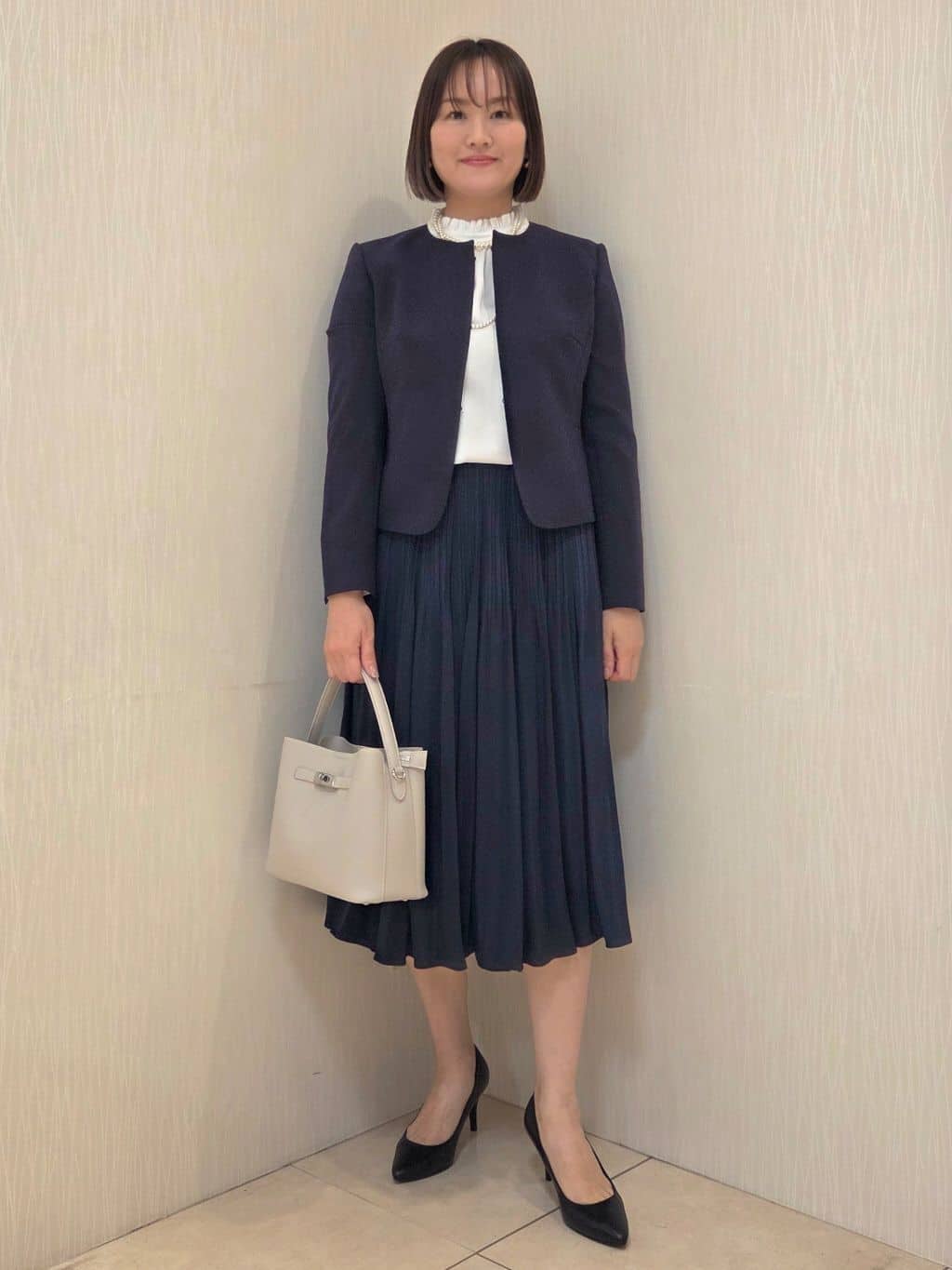 naokoさんの「UNTITLED｜【仕事着/スーツ】ファンシーツイード ジャケット」を使ったコーディネート