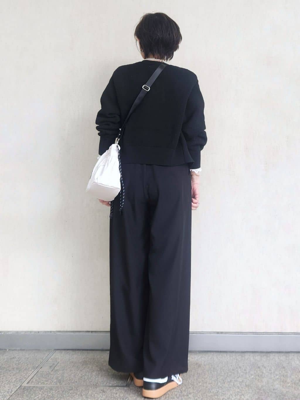 milkyさんの「OPAQUE.CLIP｜メッシュニットカーディガン【洗濯機OK】」を使ったコーディネート