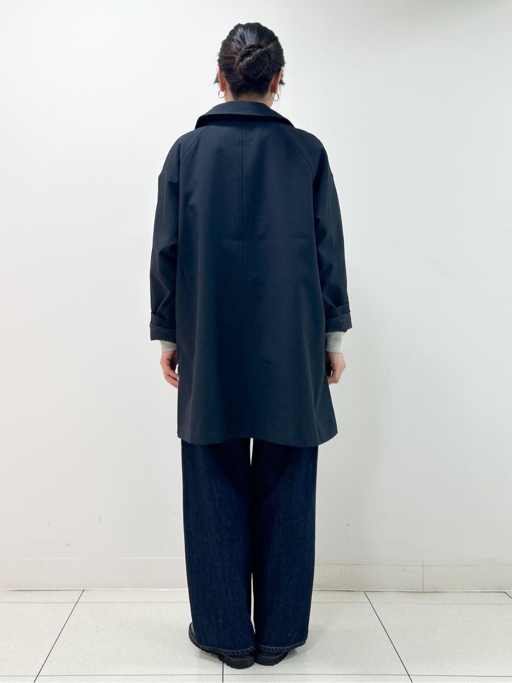 Kaiさんの「Dessin｜【花粉ガード/撥水加工/洗える】ステンカラースプリングコート」を使ったコーディネート