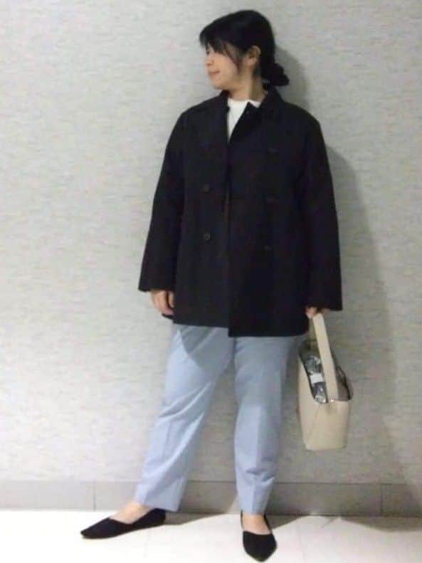 sakoさんの「Reflect｜【オン・オフ着回しやすい◎】ダブルブレストジャケット」を使ったコーディネート
