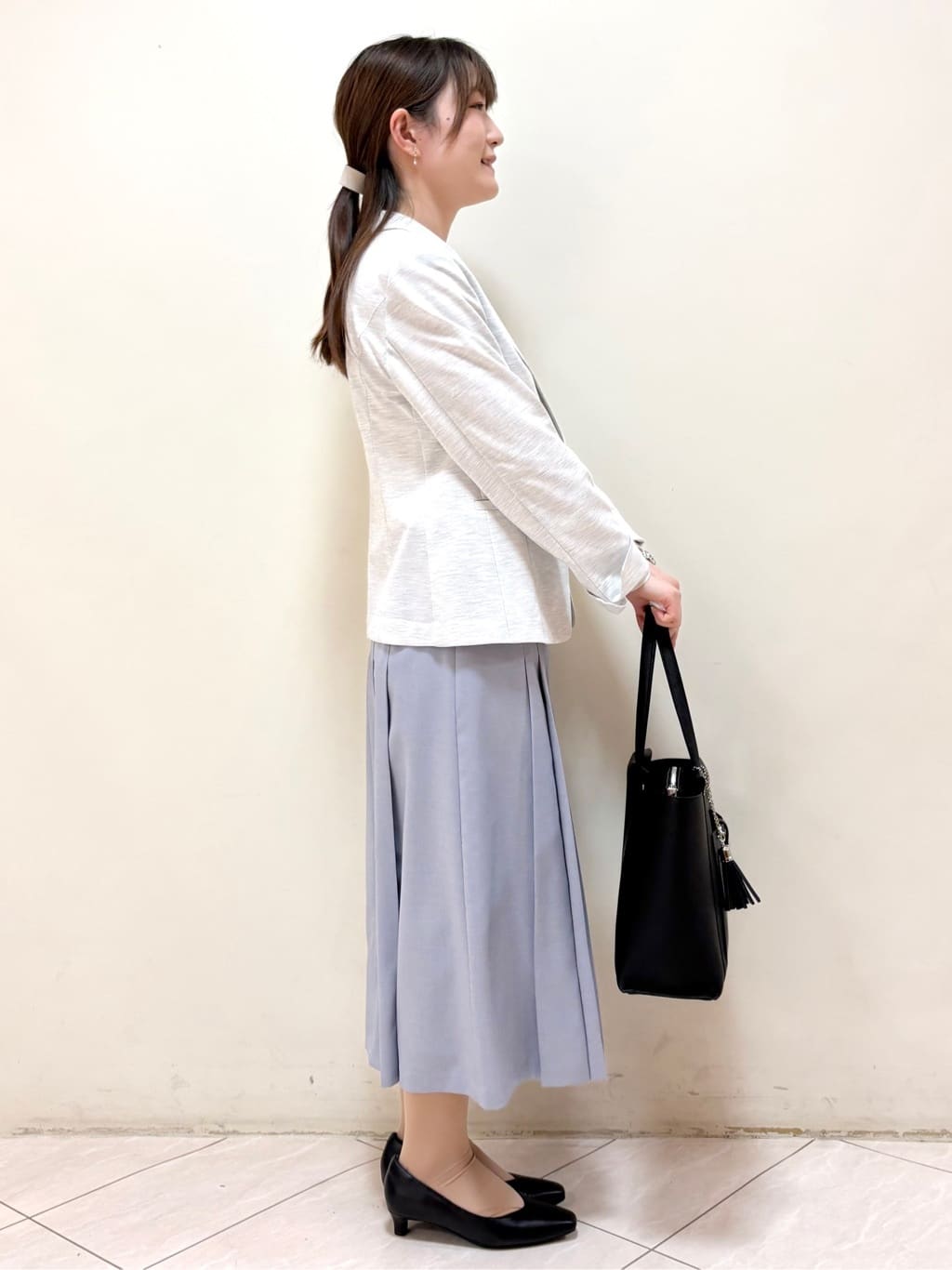 mikiさんの「Reflect｜【SS-4Lサイズ／UVカット／接触冷感】匠ジャケット／ベーシックテーラード」を使ったコーディネート