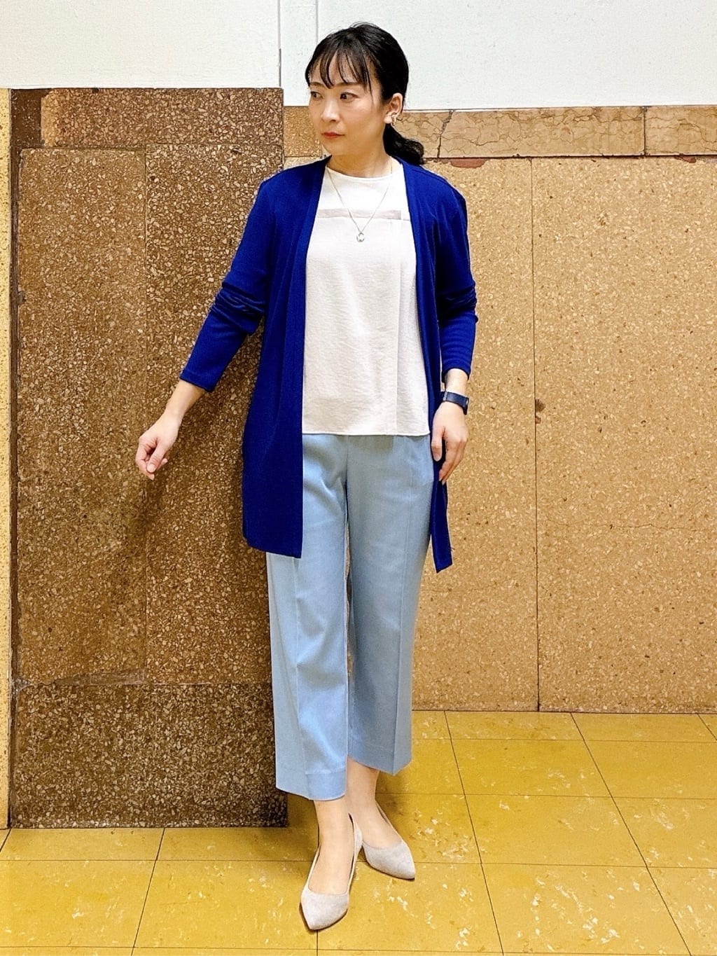 hattoriさんの「INDIVI｜【選べるデザイン】スモールワントップネックレス」を使ったコーディネート