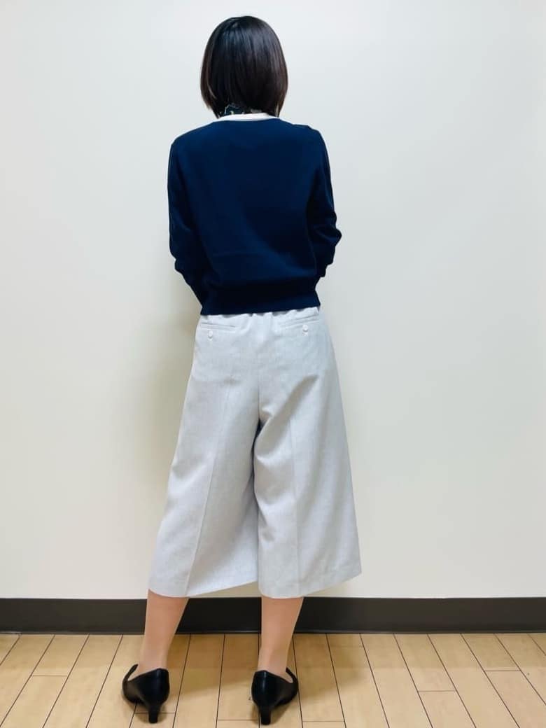 Riiさんの「Reflect｜リネンライクワイドミディパンツ」を使ったコーディネート