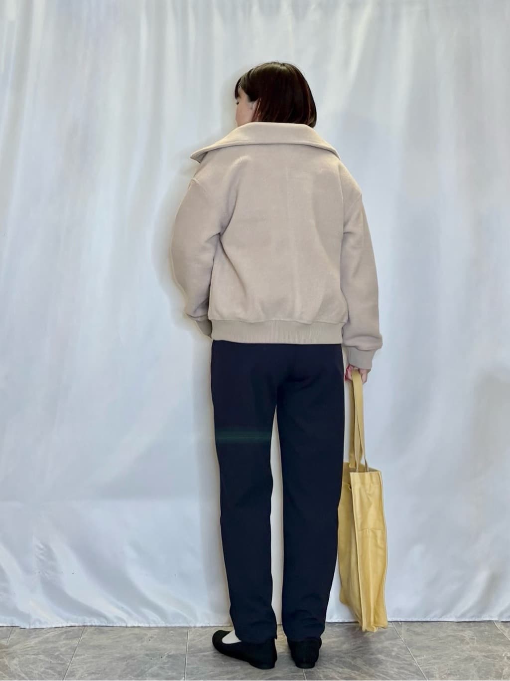ネリさんの「SHOO･LA･RUE｜【S-LL】軽くてふんわりあたたかい スライバージャケット」を使ったコーディネート