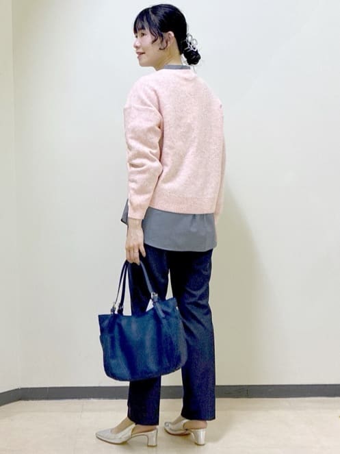  beni_gingerさんの「Reflect｜【高身長さんに嬉しい長め丈追加！／私のパンツ／すっきり見え◎】テーパードパンツ」を使ったコーディネート