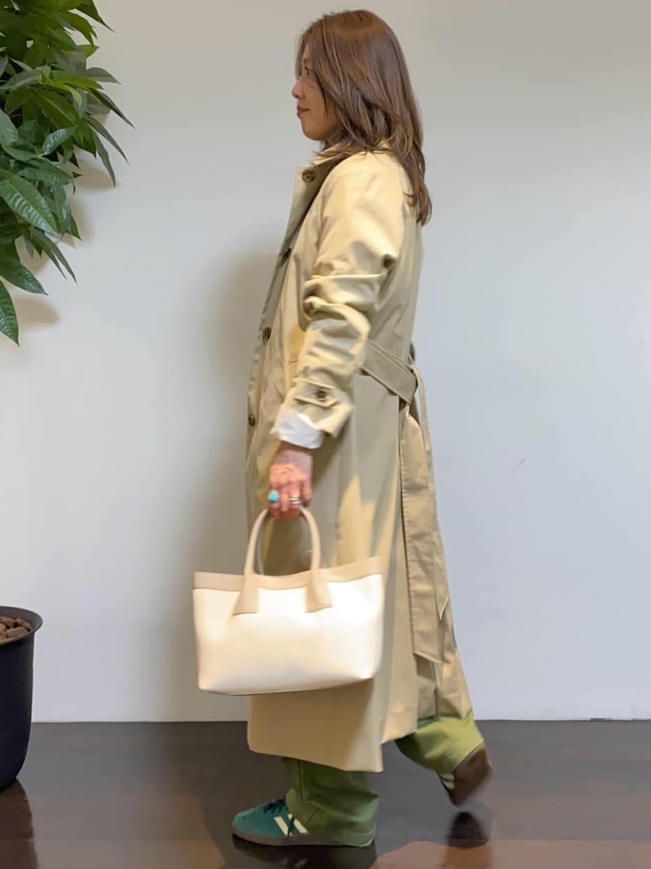 tomoさんの「UNTITLED｜◆【はっ水/洗える】タスランステンカラーコート」を使ったコーディネート