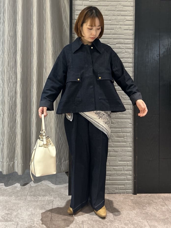 ga_riさんの「THE SHOP TK｜大人かっこいい 軽やかデニム＆チノブルゾン」を使ったコーディネート