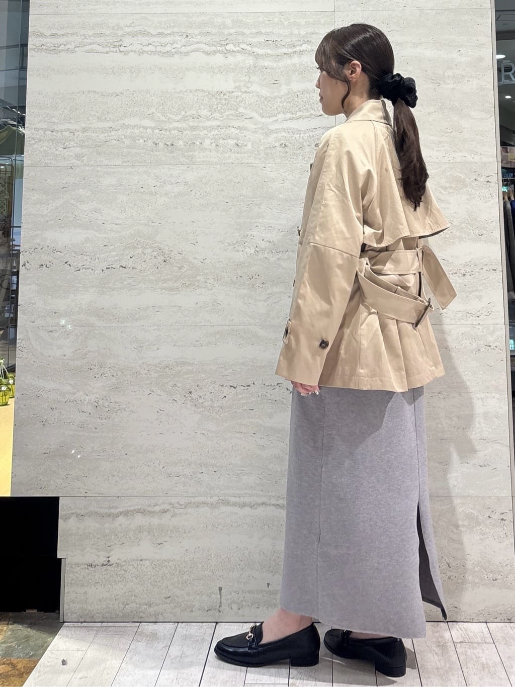 かほさんの「OPAQUE.CLIP｜【抗菌防臭加工】ビット付きローファー」を使ったコーディネート