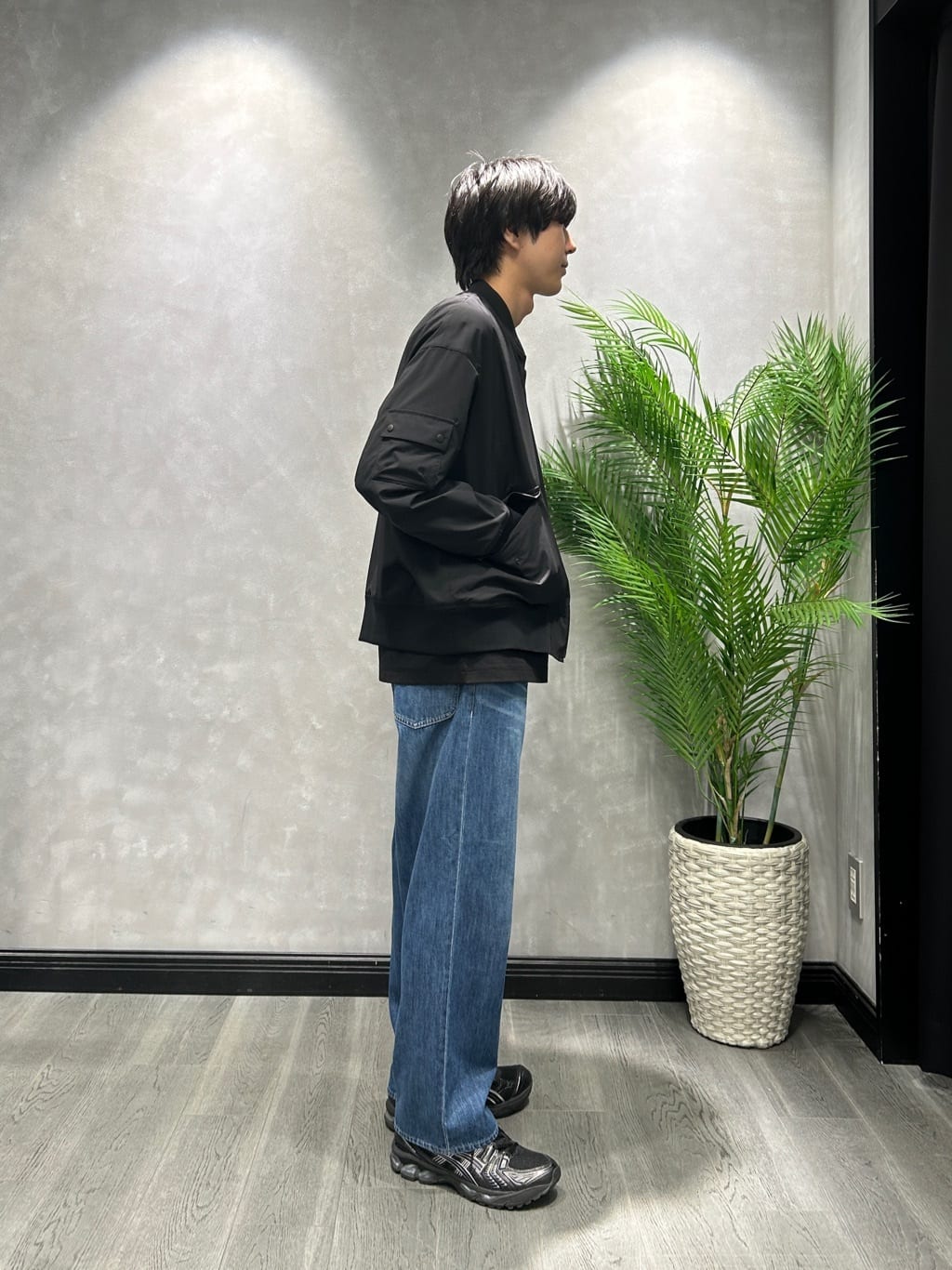 ruiさんの「TAKEO KIKUCHI｜【BOWLER HAT LABEL】撥水 MA－1ブルゾン」を使ったコーディネート