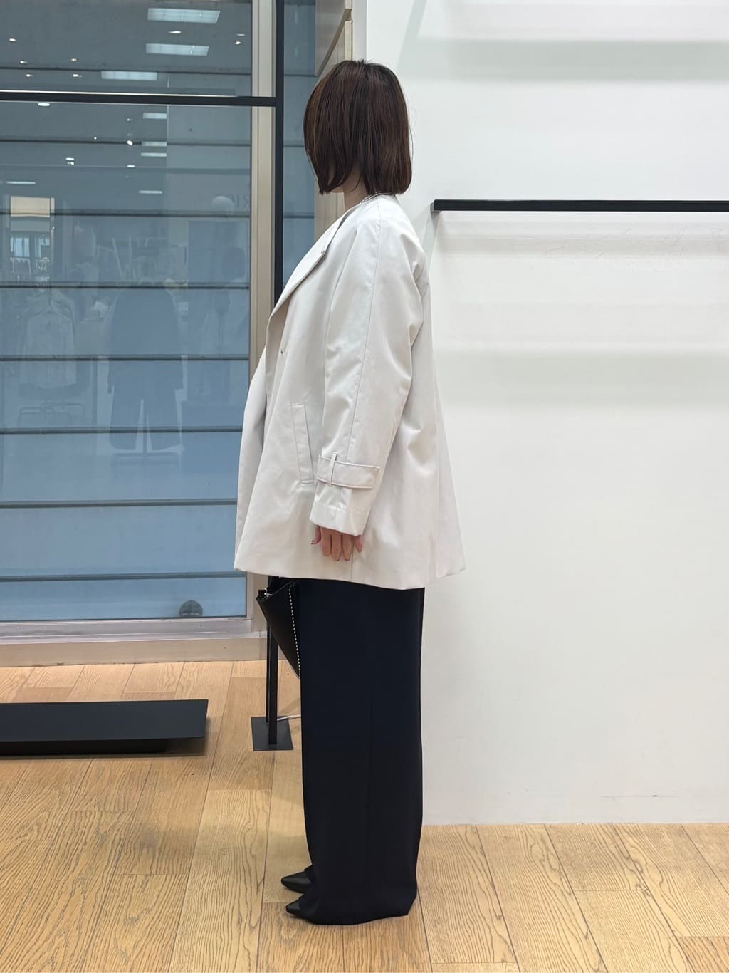 asamiさんの「INDIVI｜【洗える／凹凸編み】ジャカードニット」を使ったコーディネート