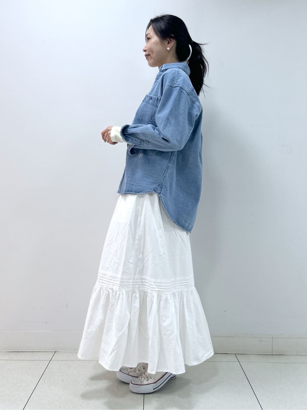 Kaiさんの「Dessin｜【ユニセックス/洗える】10OZデニムシャツ」を使ったコーディネート