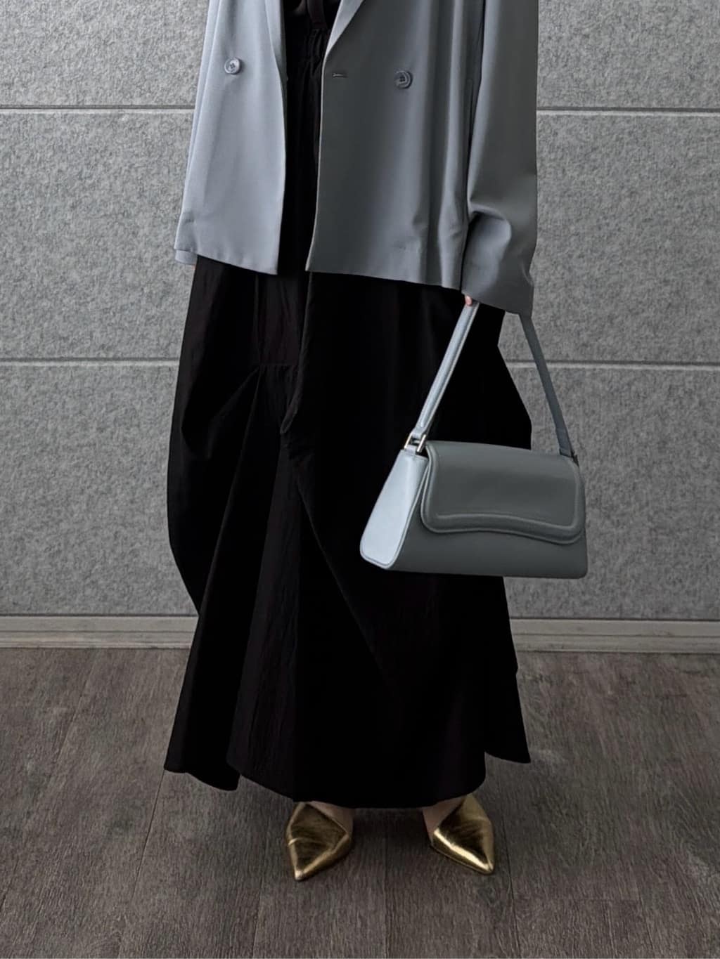 rinaさんの「INDIVI｜Comfy SET UP｜ダブルブレストイージージャケット【セットアップ対応／通勤／カセット服／接触」を使ったコーディネート