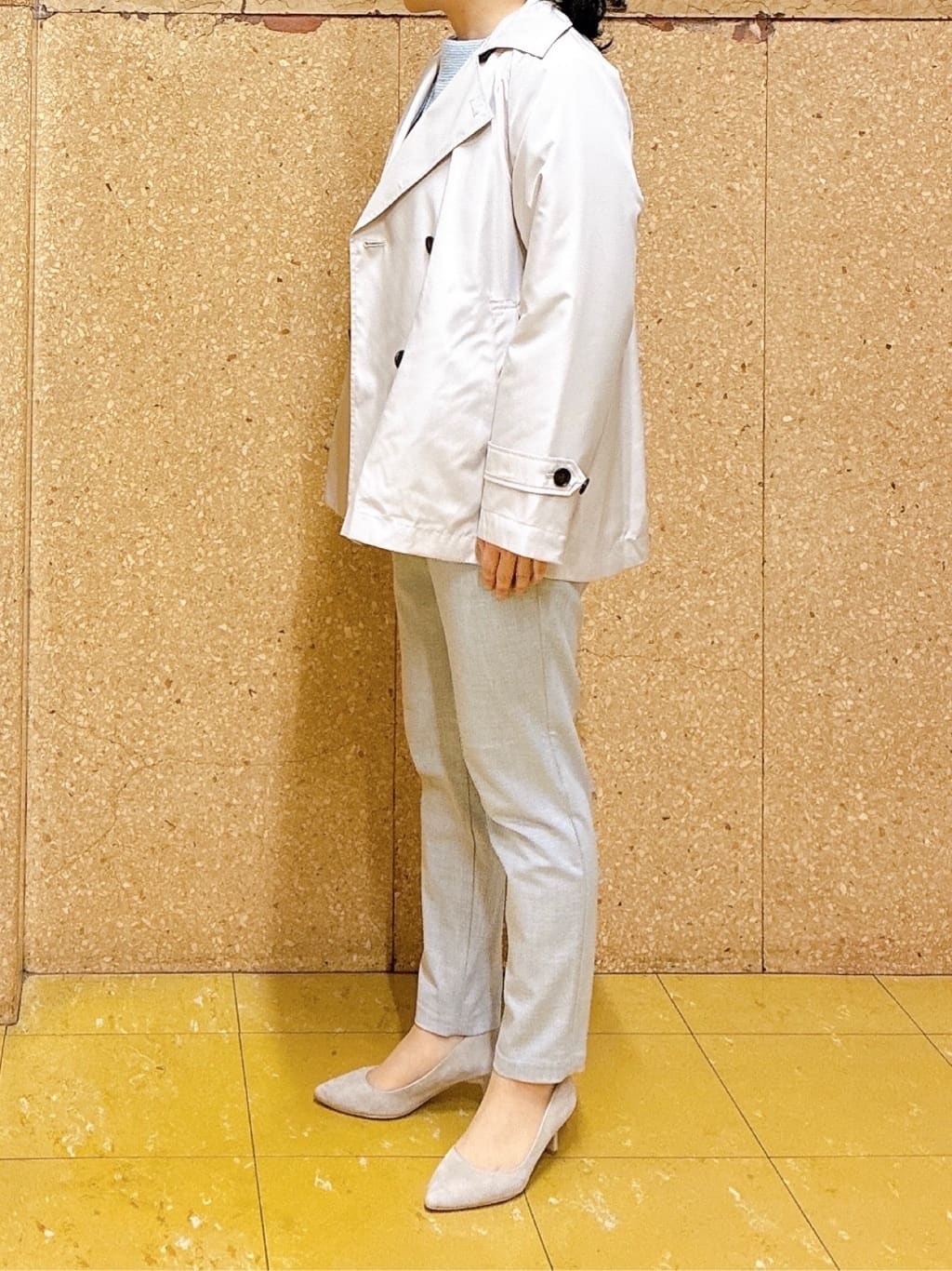 hattoriさんの「INDIVI｜【洗える／裏起毛】ストレッチウォームパンツ」を使ったコーディネート