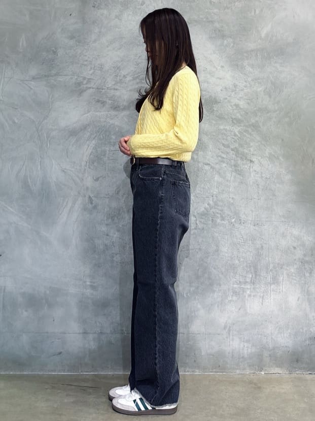 misaさんの「THE SHOP TK｜【POLO BCS 別注】ケーブルカーディガン」を使ったコーディネート