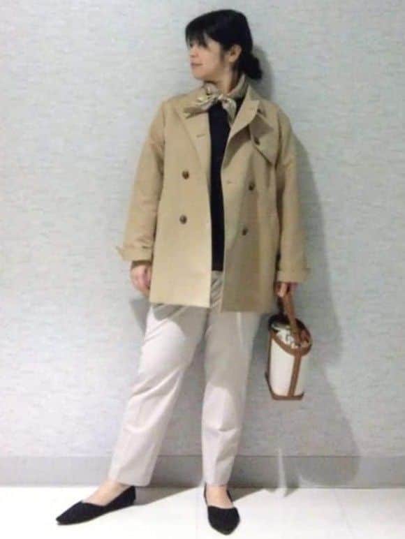 sakoさんの「Reflect｜【ゆったり着られる◎】バンドカラーシャツブラウス」を使ったコーディネート