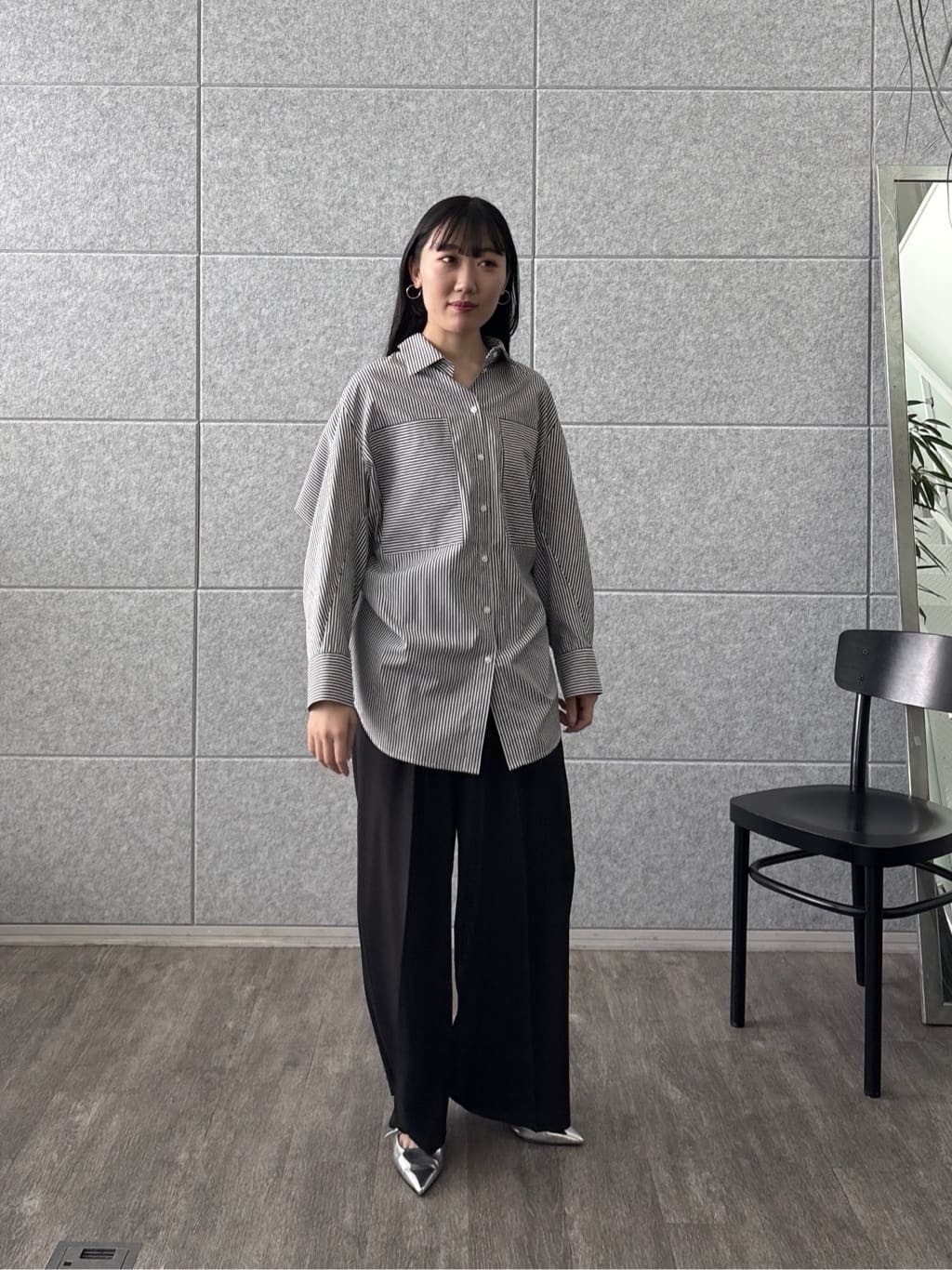 rinaさんの「INDIVI｜クロップドジャケット」を使ったコーディネート