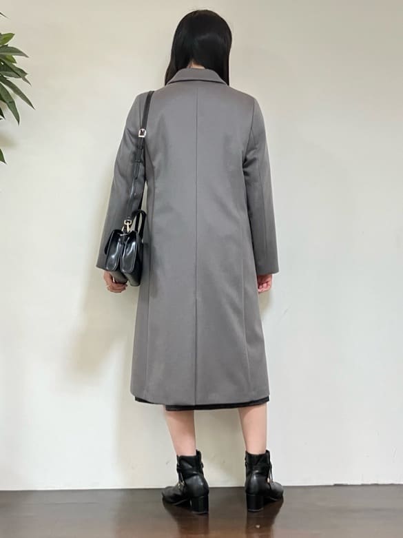 カレンさんの「UNTITLED｜【スタイリッシュ／オンオフ兼用】ウールチェスターコート」を使ったコーディネート