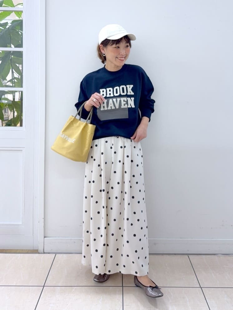 Osawaさんの「Dessin｜【ユニセックス／リンクコーデ】  ロゴ刺繍キャップ」を使ったコーディネート