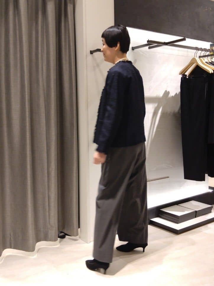 まちこさんの「UNTITLED｜【仕事着/スーツ】ファンシーツイード ジャケット」を使ったコーディネート