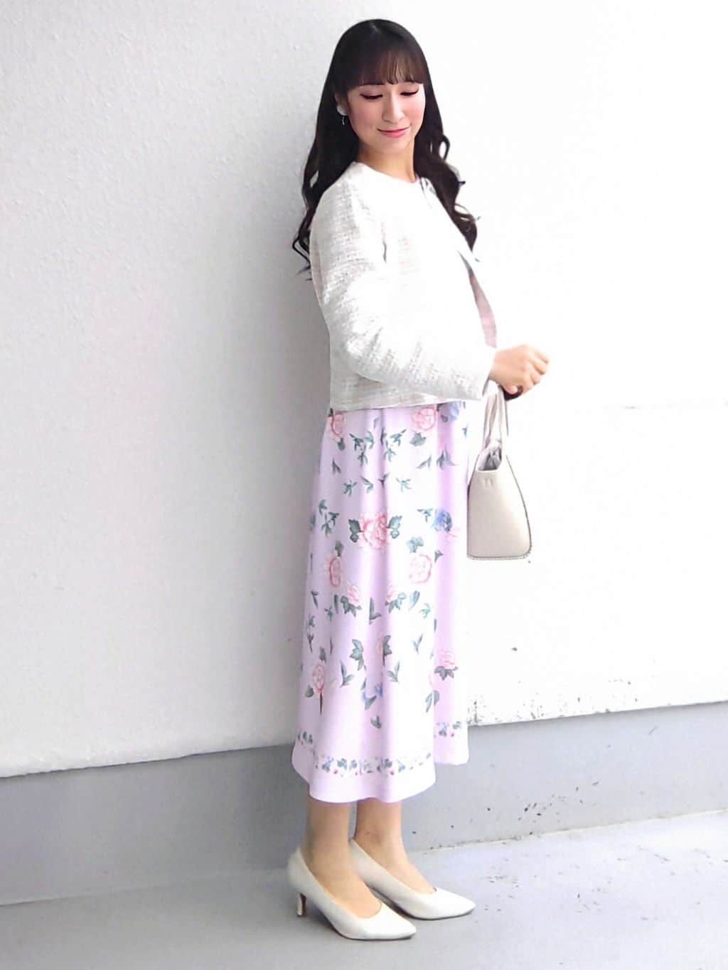 keinaさんの「SunaUna｜【ON/OFF着回し】カラーツイードジャケット」を使ったコーディネート