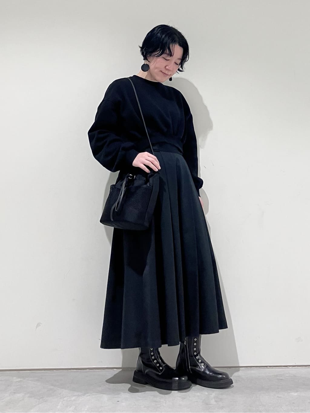 Cさんの「HIROKO HAYASHI｜LUINI AGILE（ルイーニ アジレ）ショルダーバッグ」を使ったコーディネート