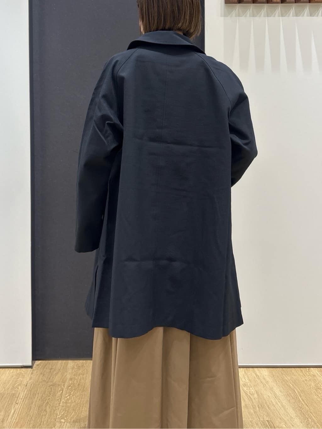 risaさんの「Dessin｜【花粉ガード/撥水加工/洗える】ステンカラースプリングコート」を使ったコーディネート