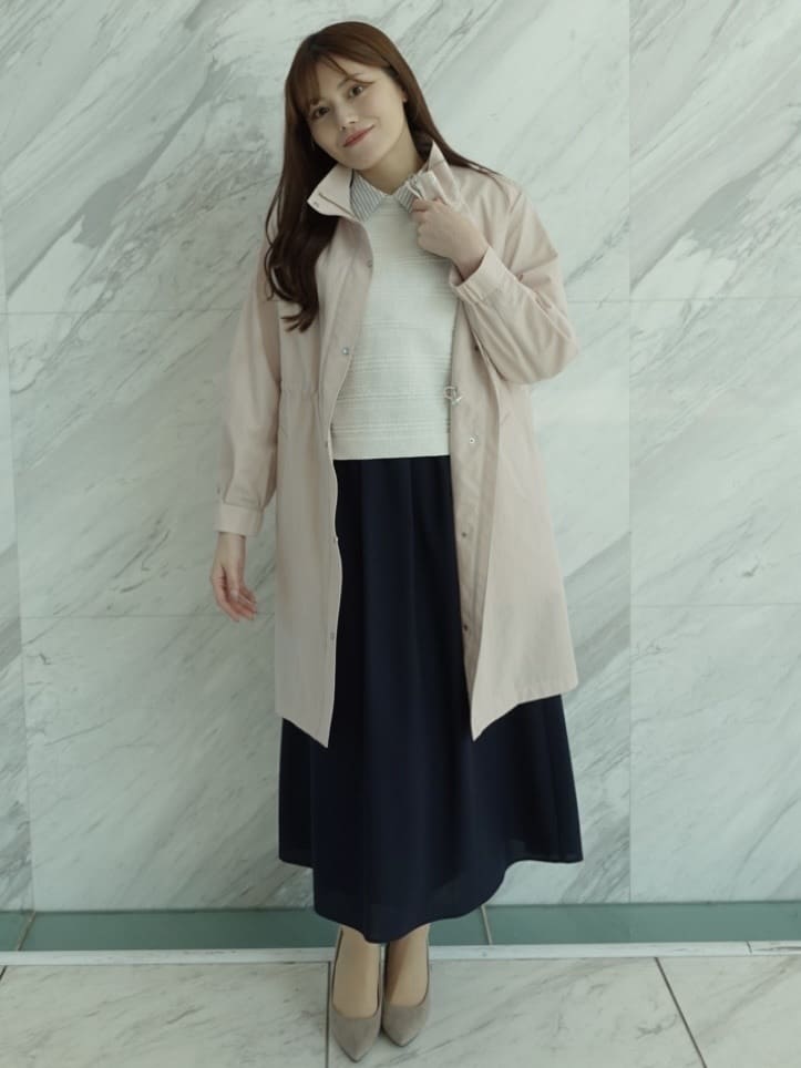 sayaさんの「COUP DE CHANCE｜【手洗い可／ライナー取り外し可】モッズコート」を使ったコーディネート