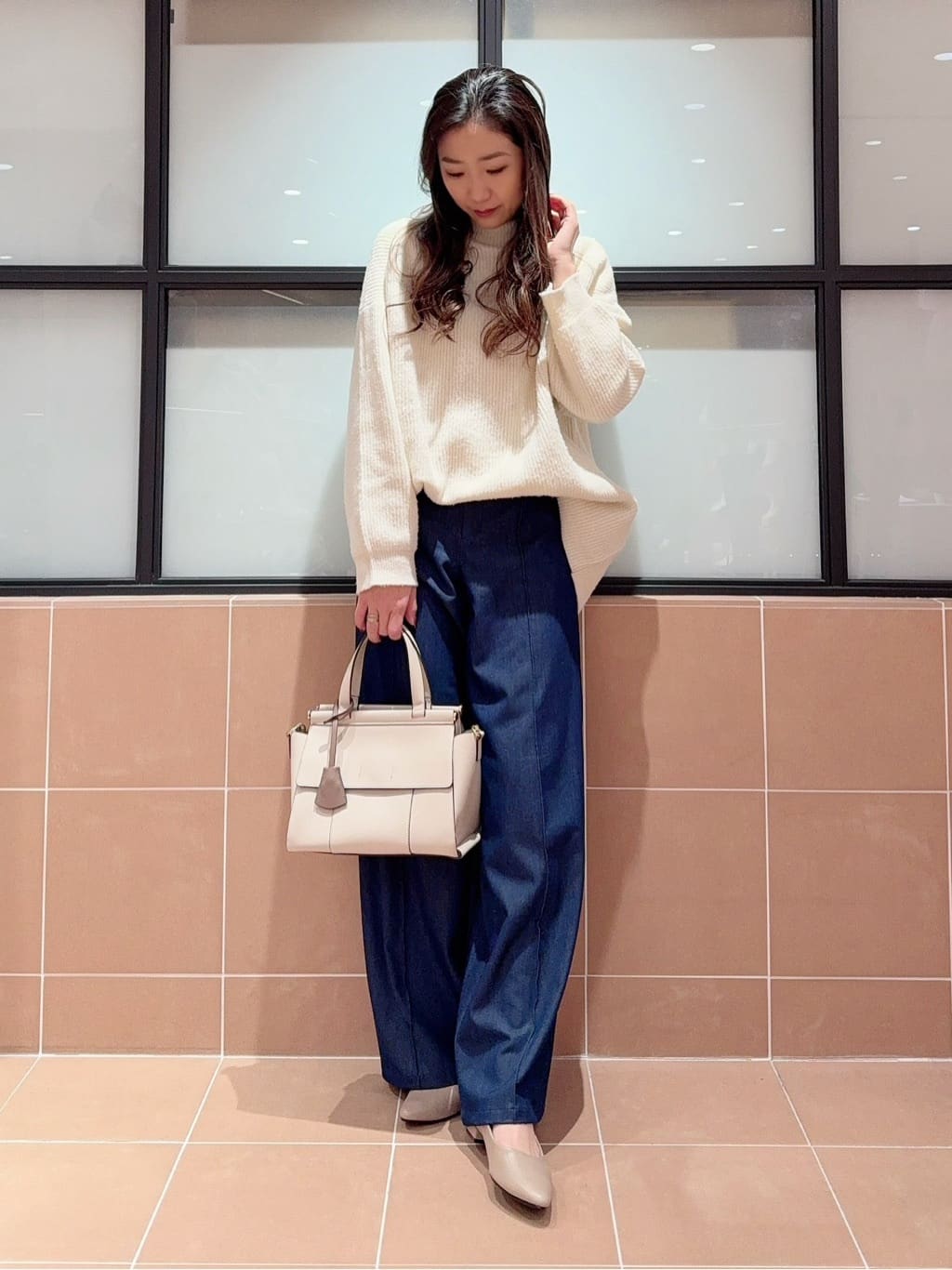 kaoriさんの「ESPERANZA｜ダブルフラップ2WAYハンドバッグ」を使ったコーディネート