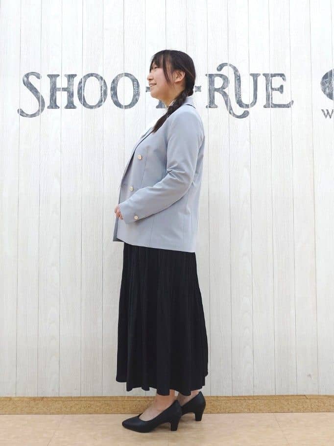 とろろさんの「SHOO･LA･RUE｜【セットアップ可/S-LL/洗濯機可】マニッシュに決まる ダブルブレストジャケット」を使ったコーディネート
