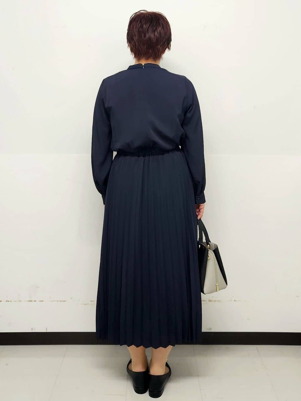 メイポンさんの「OPAQUE.CLIP｜《通勤対応》ジョーゼットプリーツワンピース【洗濯機OK】」を使ったコーディネート