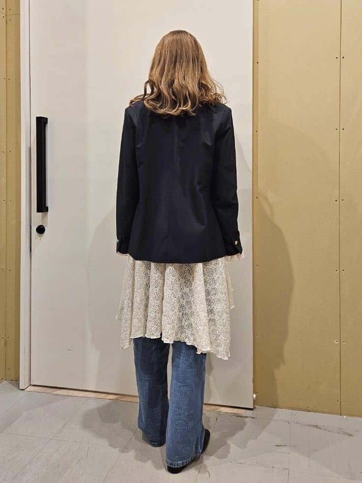 Ikumiさんの「SHOO･LA･RUE｜【セットアップ可/S-LL/洗濯機可】マニッシュに決まる ダブルブレストジャケット」を使ったコーディネート