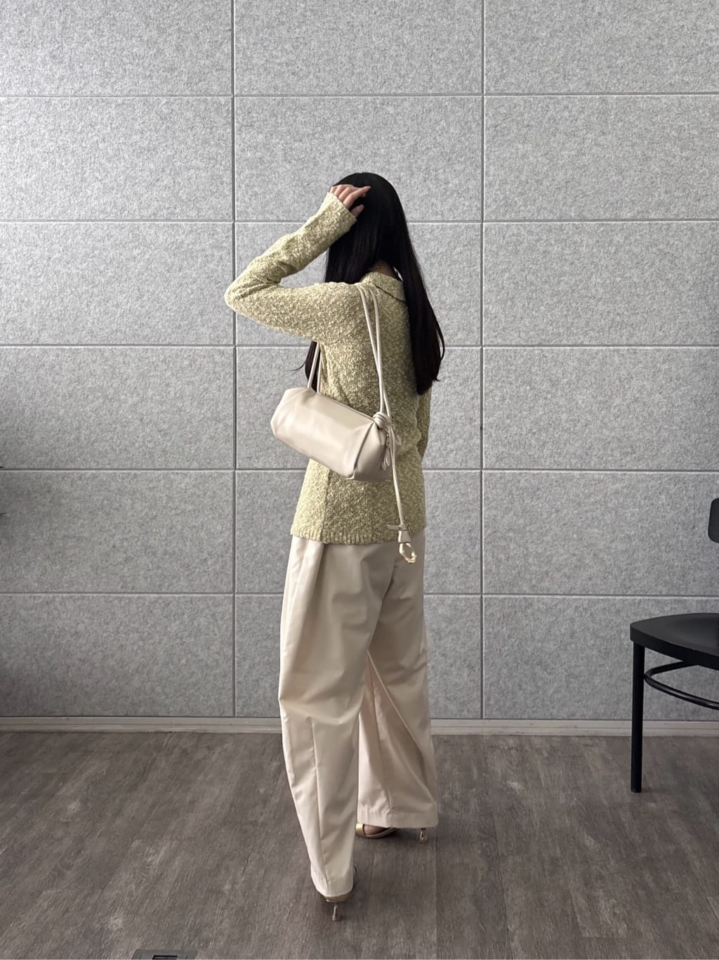 rinaさんの「INDIVI｜ブークレポロニット」を使ったコーディネート