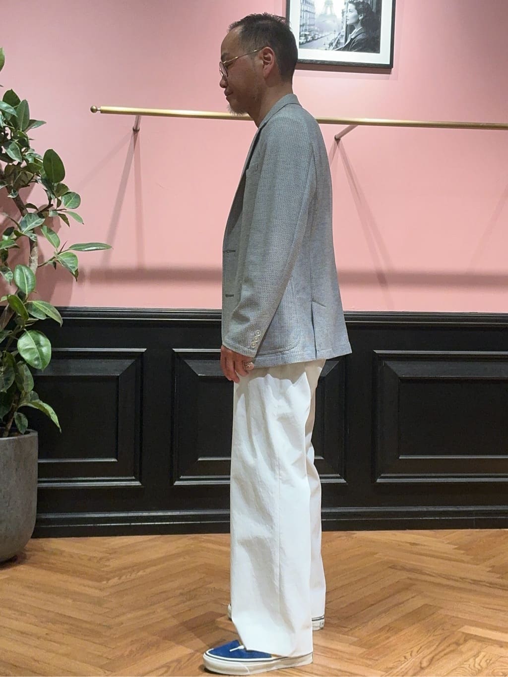torigoeさんの「DRESSTERIOR｜【ウォッシャブル】コットンシルク マルチボーダーニット」を使ったコーディネート