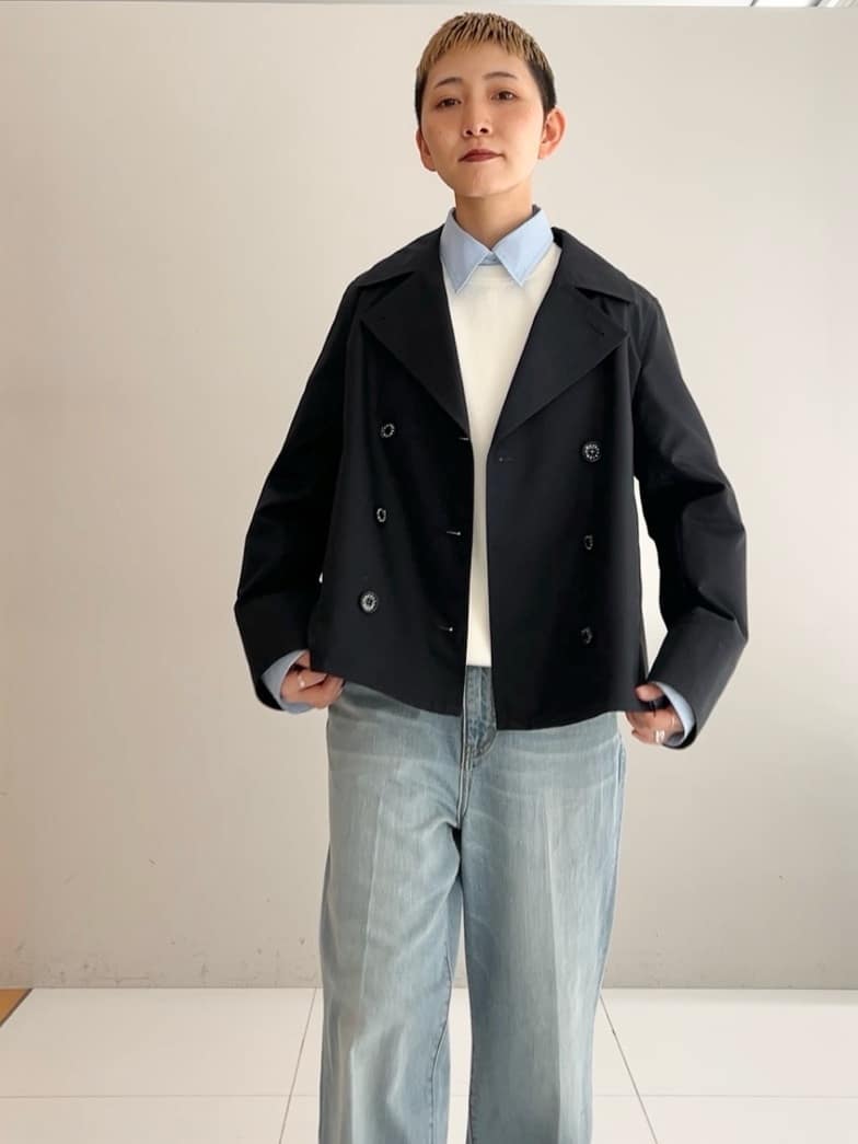 OCHIAIさんの「DRESSTERIOR｜◆ウォッシャブルコットンカシミヤプルオーバーニット」を使ったコーディネート