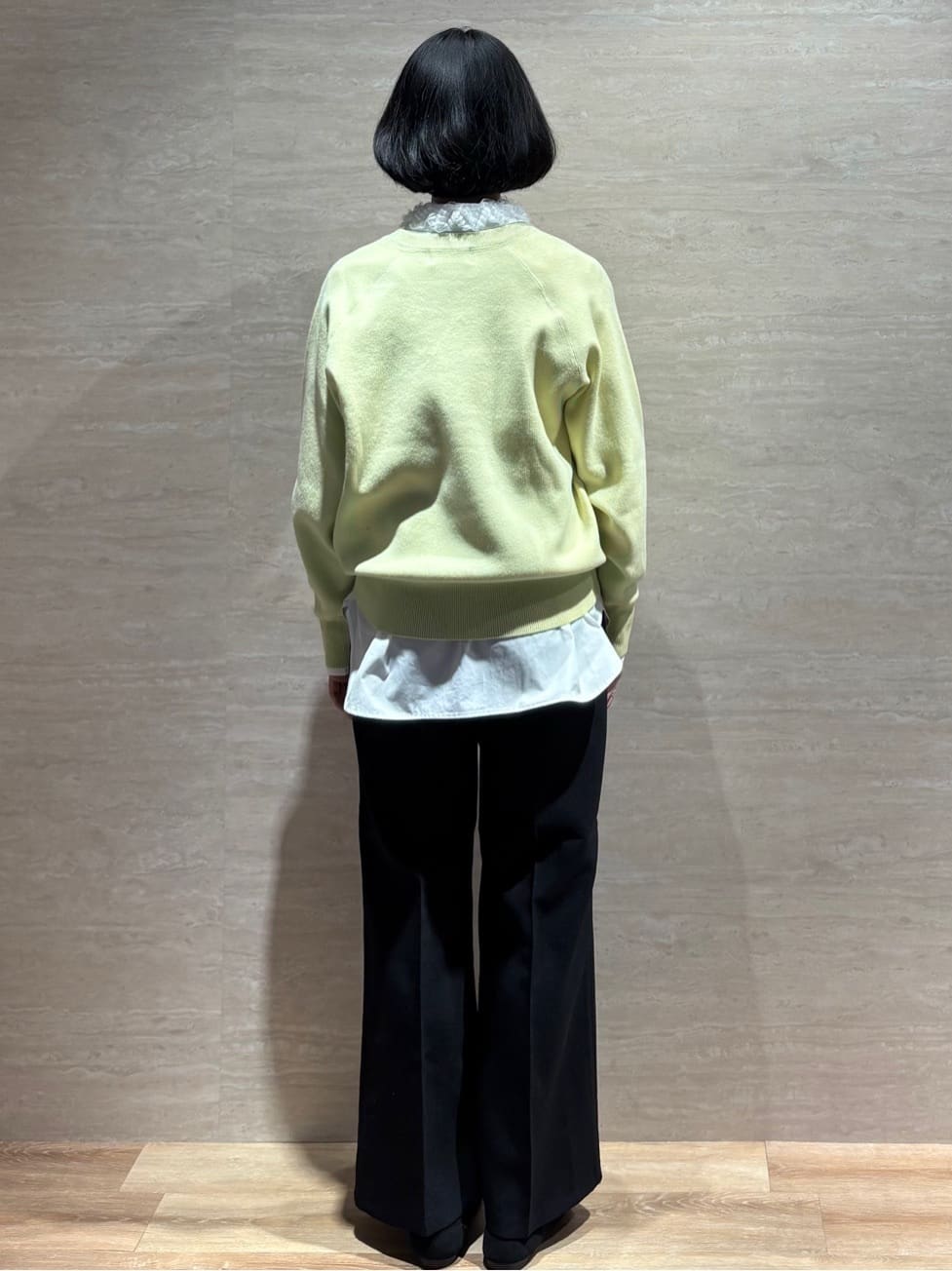 JIMAさんの「OPAQUE.CLIP｜スウェットライクニット【洗濯機OK】」を使ったコーディネート