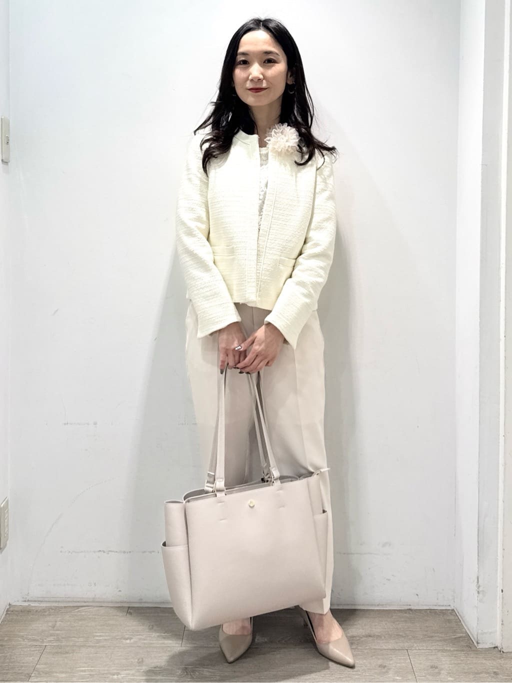 yuicciさんの「OPAQUE.CLIP｜《通勤対応》 コットンツイードジャケット」を使ったコーディネート