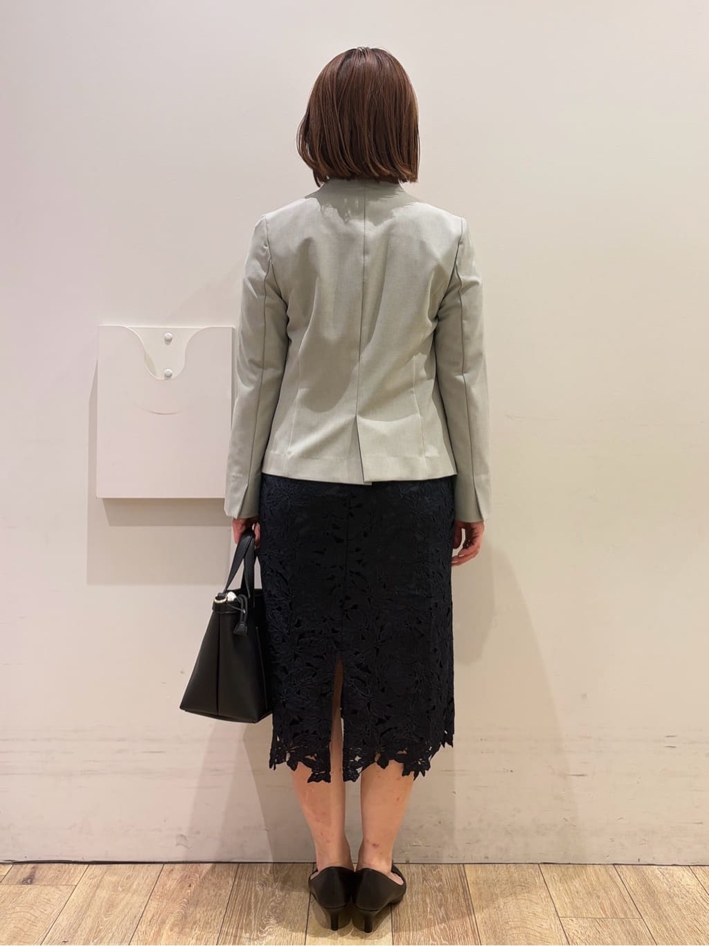 YUKOさんの「index｜【接触冷感／吸水速乾】ノーカラージャケット／セットアップ対応可《洗える／防シワ／ストレッチ》」を使ったコーディネート