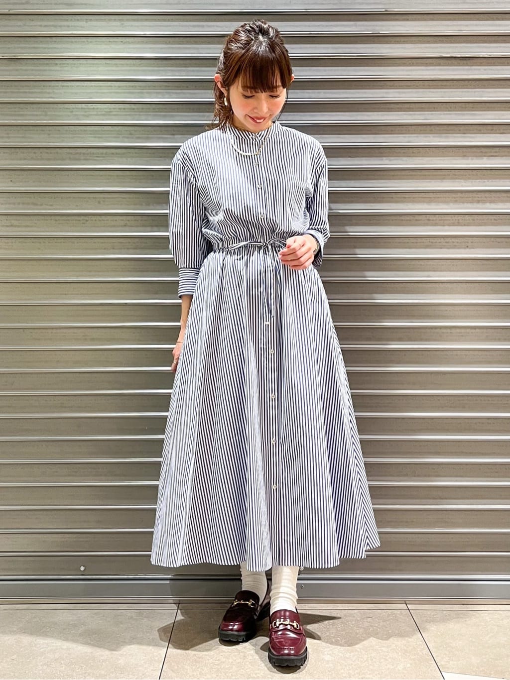 じゅんさんの「DRESSTERIOR｜【ウォッシャブル】コンパクトコットンミリタリーブルゾン」を使ったコーディネート
