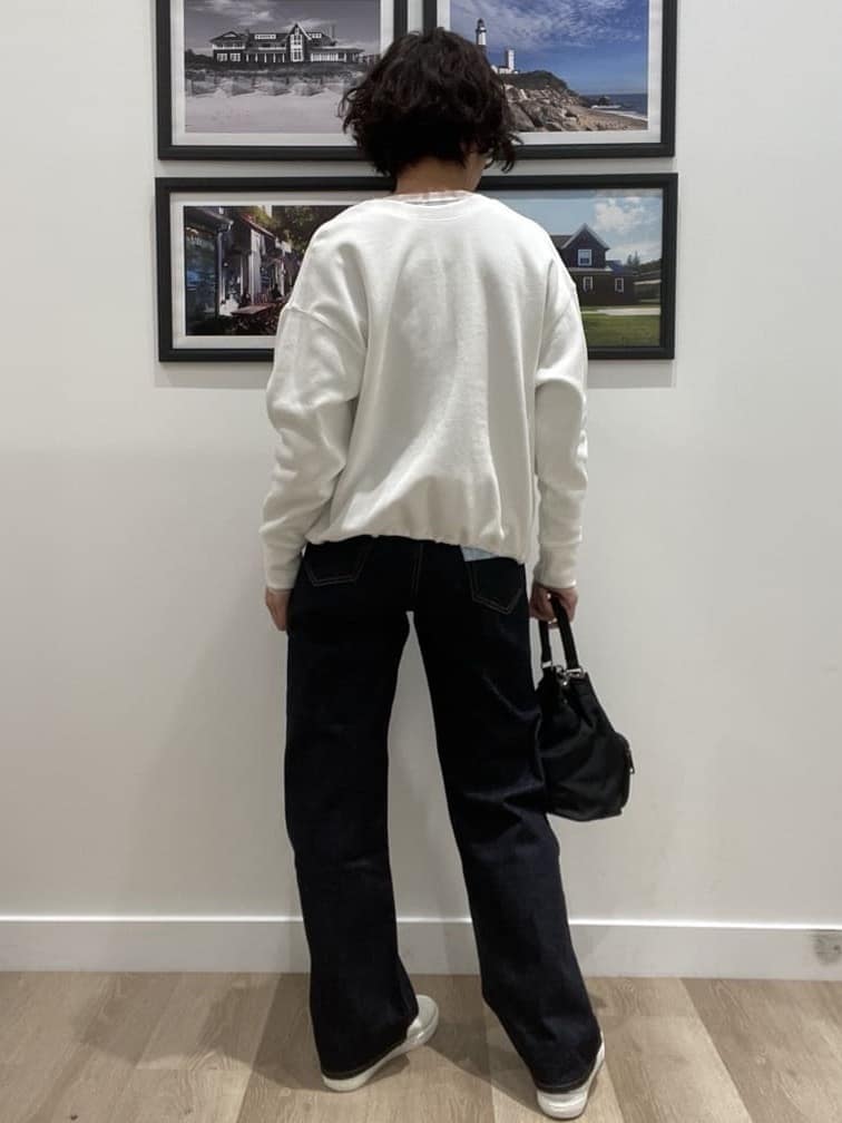 Naoさんの「Dessin｜【前後2WAY/洗える】ドロストリブカットソー」を使ったコーディネート