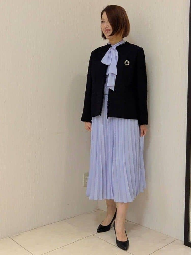 u-macoさんの「UNTITLED｜【仕事着/スーツ】ファンシーツイード ジャケット」を使ったコーディネート