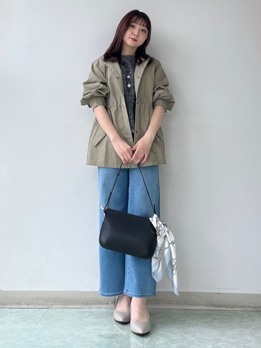 KAHOさんの「UNTITLED｜◆【はっ水】ライトコットンミリタリーコート」を使ったコーディネート