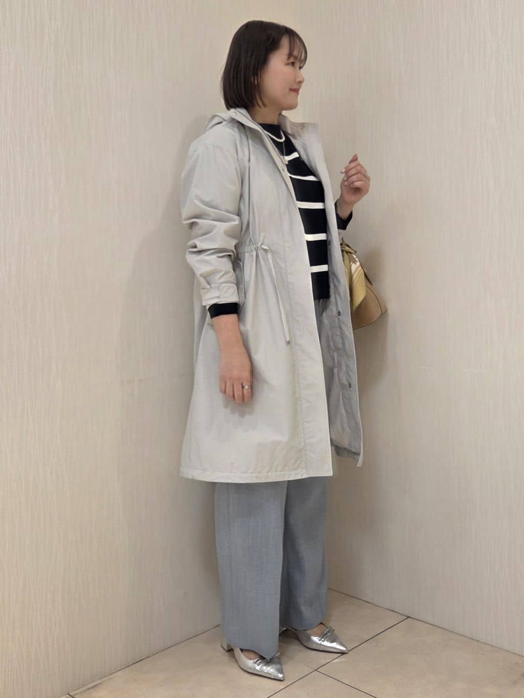 naokoさんの「UNTITLED｜◆【2WAY/洗える/はっ水】グログランモッズコート」を使ったコーディネート