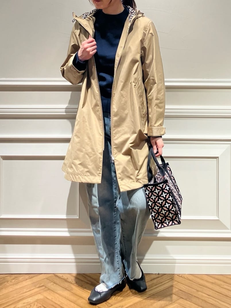 TSUKUIさんの「DRESSTERIOR｜【ウォッシャブル/撥水素材】撥水フーテッドツイルコート」を使ったコーディネート